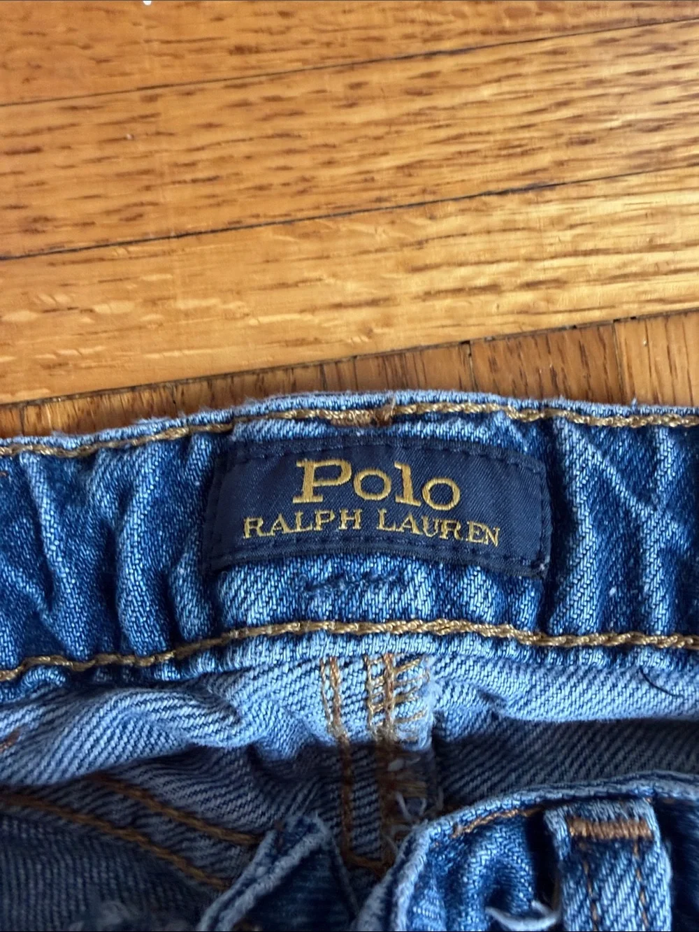 Girls Polo Ralph Lauren Classic Straight-Leg Blue Jeans